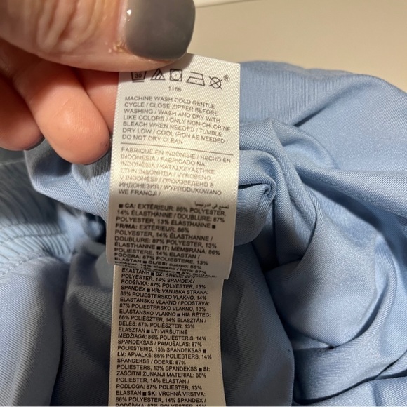 Athleta Brooklyn Lined Jogger Light Blue Size 16 Style 631612 Activewear - Picture 9 of 10